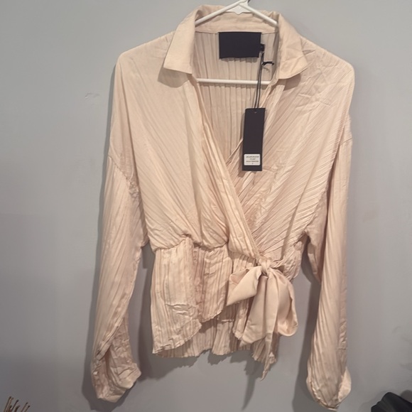 milano blouse Dresses & Skirts - Elegant Cream Wrap Skirt by Vionnet